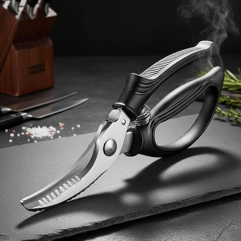 Heavy Duty Kitchen Shears Stainless Steel Poultry Scissors Multi-Function Tool