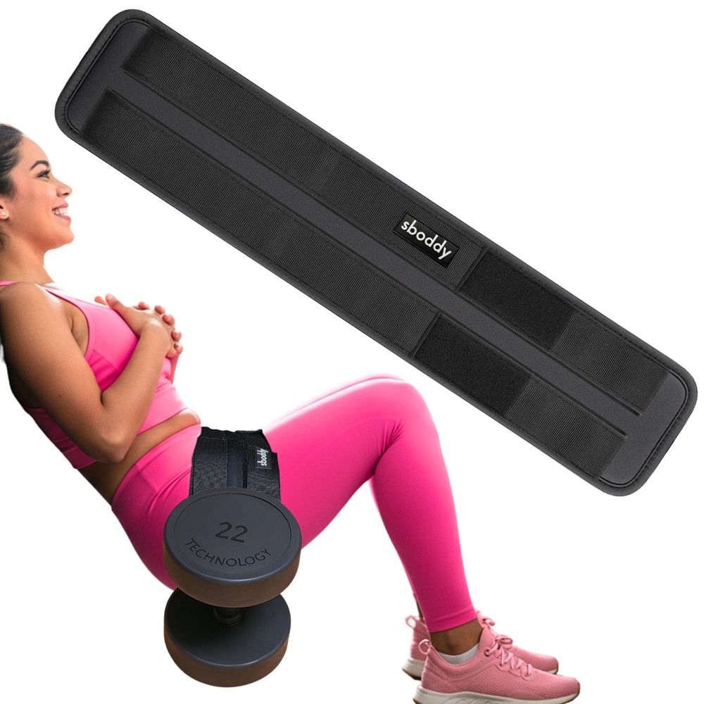 Hip Thrust Belt for Dumbbells Kettlebells Booty Builder Glute Workout