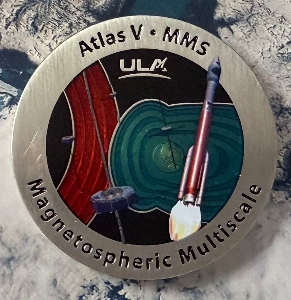MMS MAGNETOPHERIC MULTISCALE ATLAS V ULA CHALLENGE COIN