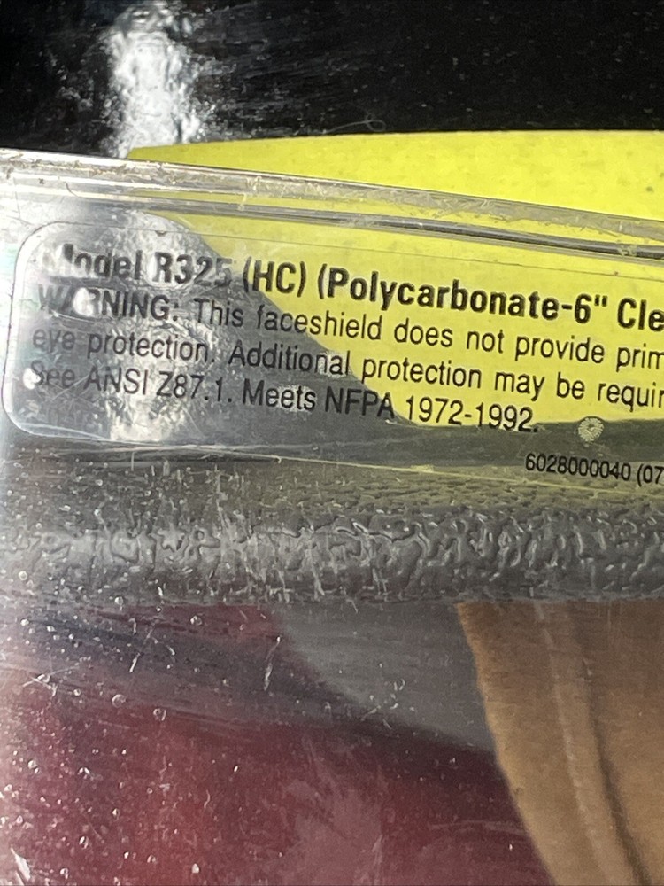 BULLARD FIRE DOME HELMET FX Clear Shield And NECK DRAPE 1994