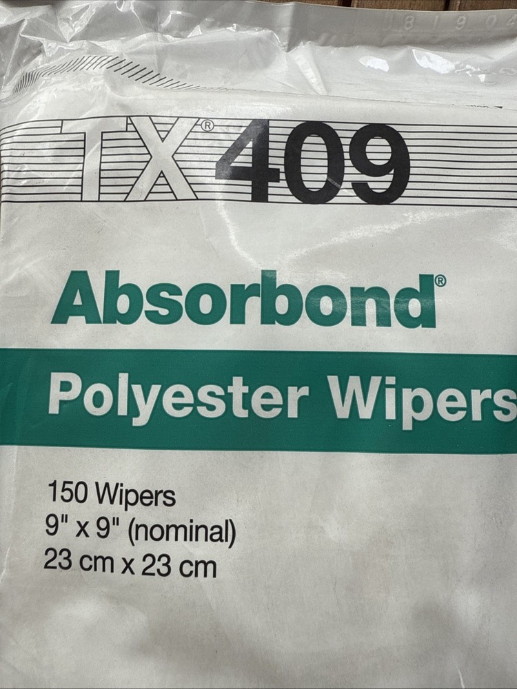 TX409 Absorbond Polyester Wipers 150 Qty