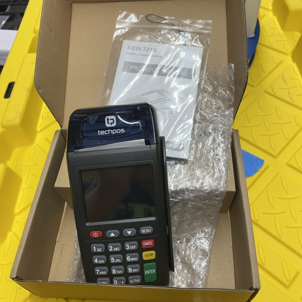 techpos new7210 mobile payment terminal S5