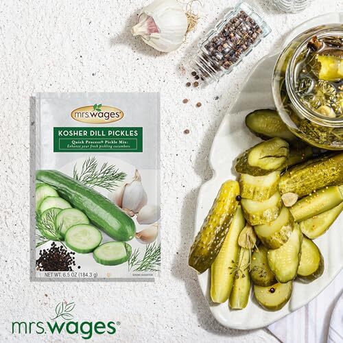 Kosher Dill Pickles Quick Process Mix Quick and Easy Simple-To-Use Traditiona...