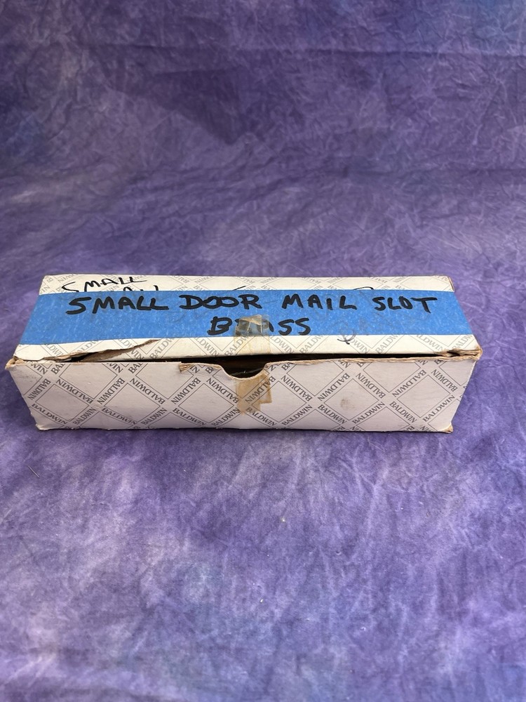 Baldwin Letter Box Plate Brass 0001-030