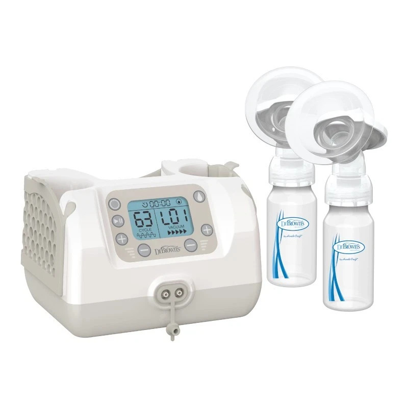 Dr. Brown'S BF100 Customflow Double Electric Quiet Breast Pump with Softshape™