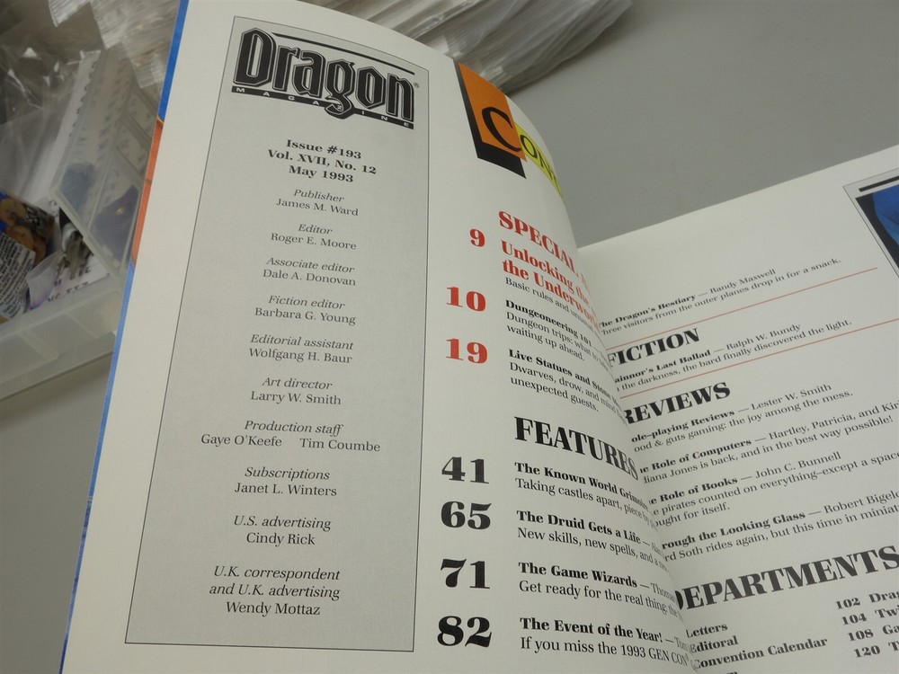 Dragon Magazine: Issue #193 (TSR)
