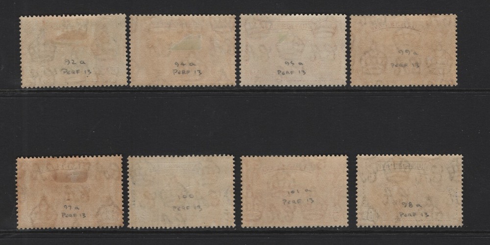 MONTSERRAT SC#95A-100A -- MH -- PERF 13 VARIETIES