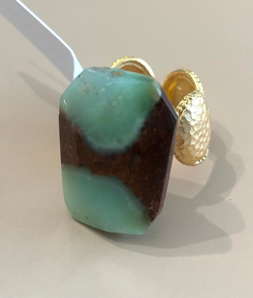 GREEN WITHOUT ENVY Ring 2 | Chrysoprase Gemstone | GF