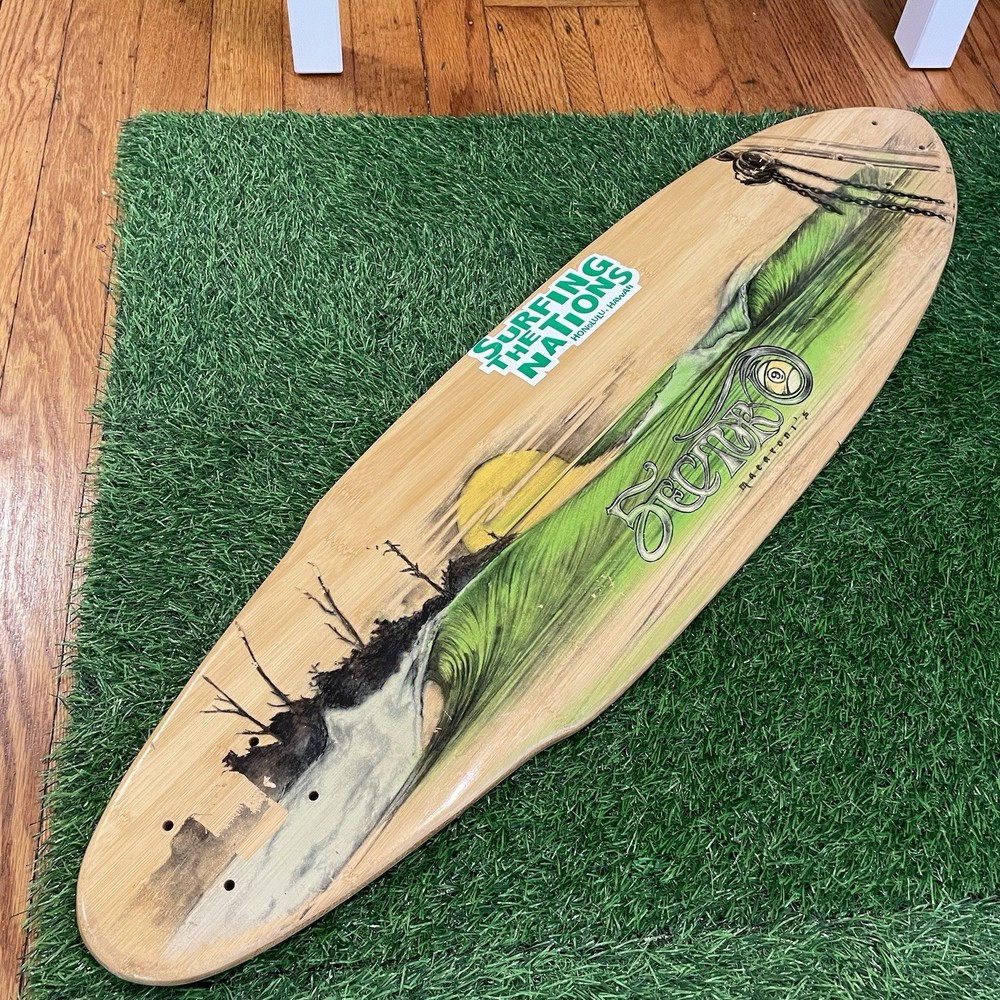 Sector 9 Macaronis Bamboo Collection Longboard World Class Surf Breaks