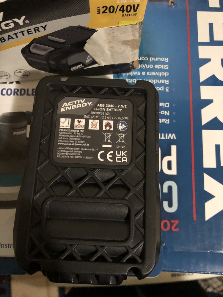 Cordless Polisher & Battery