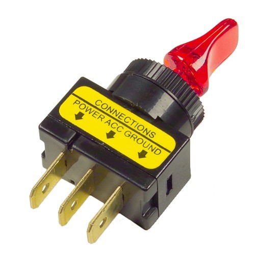 Grote 82-1909 Toggle Switch Red 20 Amp