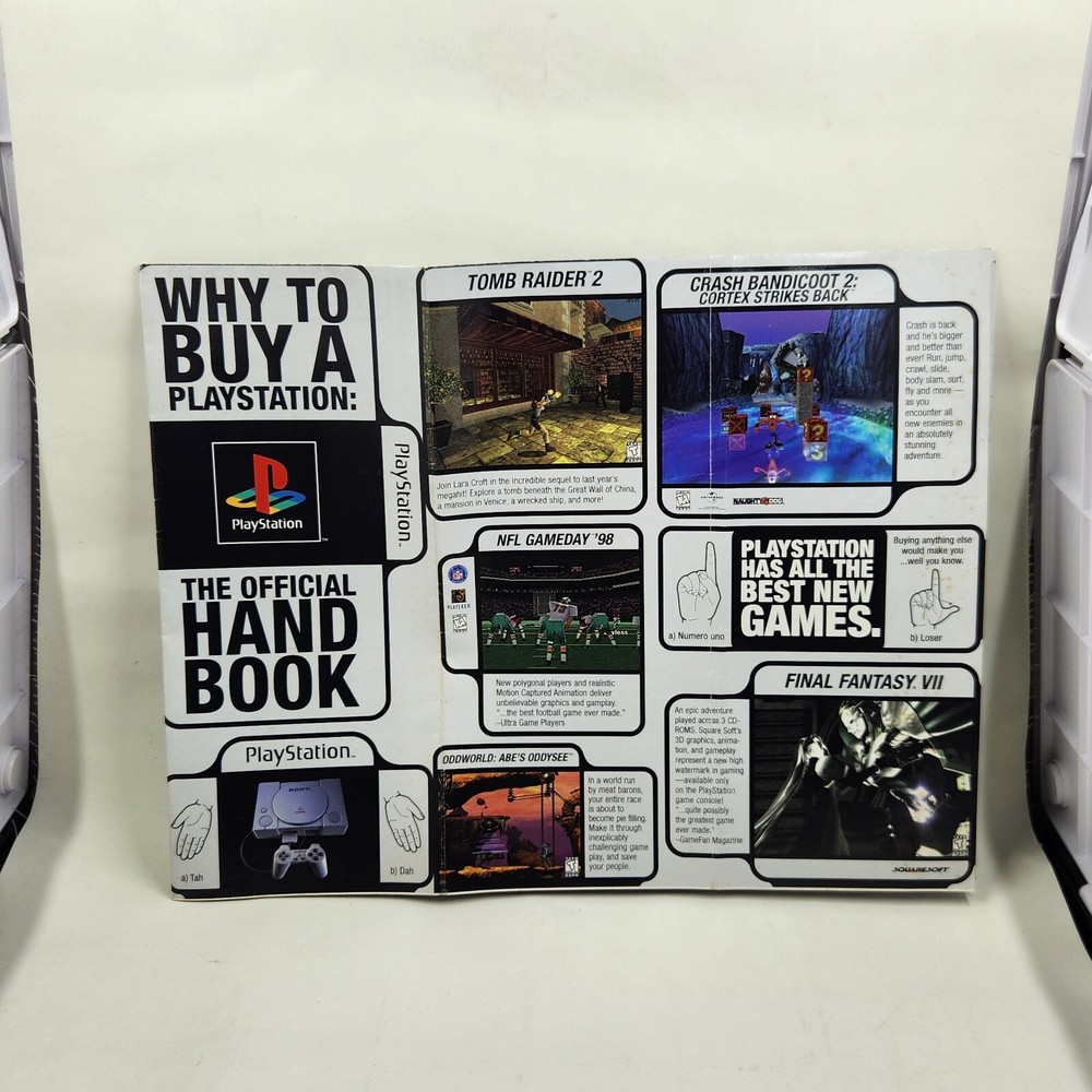 PS1 Playstation ONE Advertisement Booklet