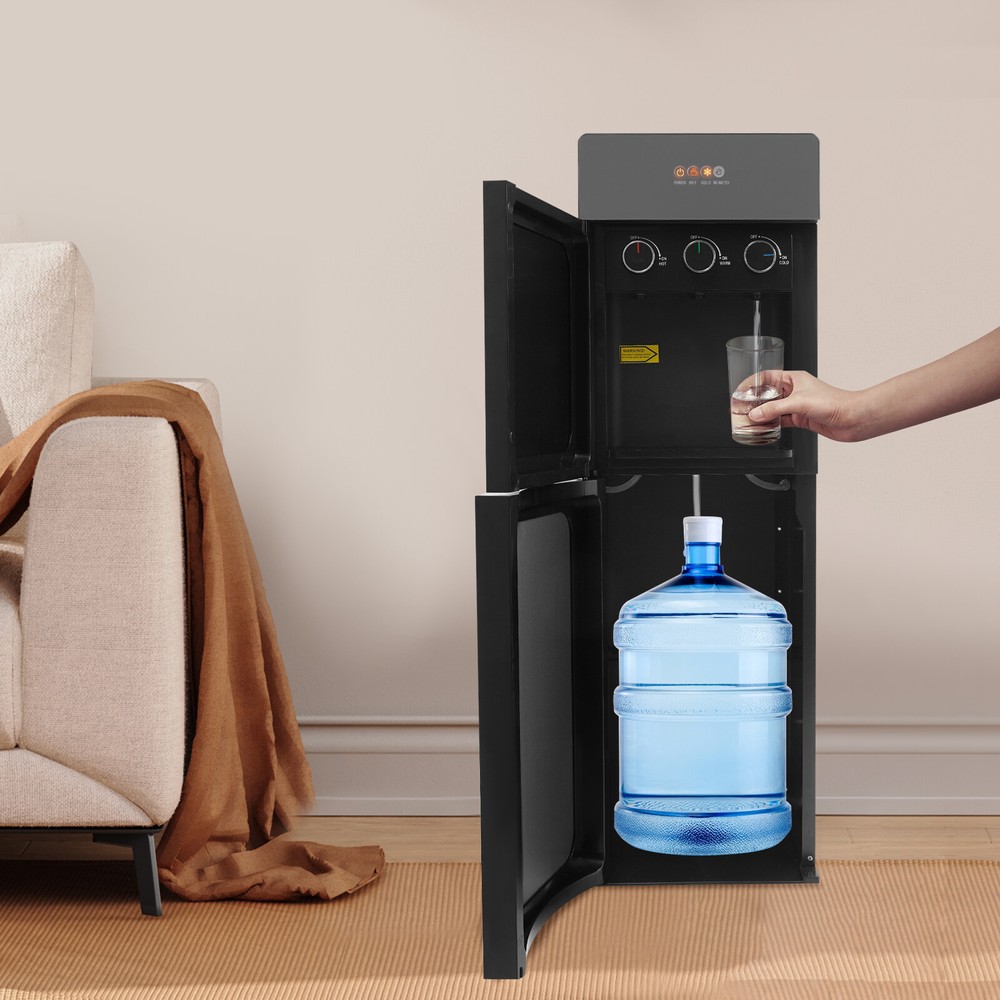 Bottom-Loading Water Dispenser with Hot, Cold, and Room Temperature Options
