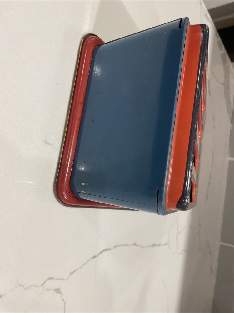 1940's Vintage Metal Tin Wolverine Adding Machine Hand Pull Dial Calculator