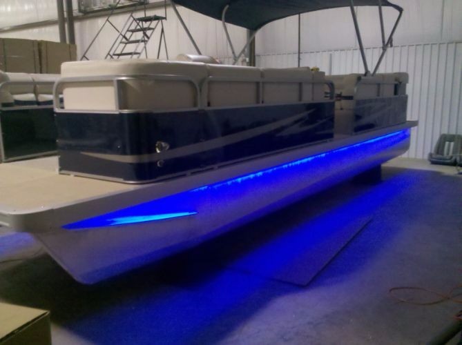around the deck pontoon light kit - - LED led's - super bright - BLUE