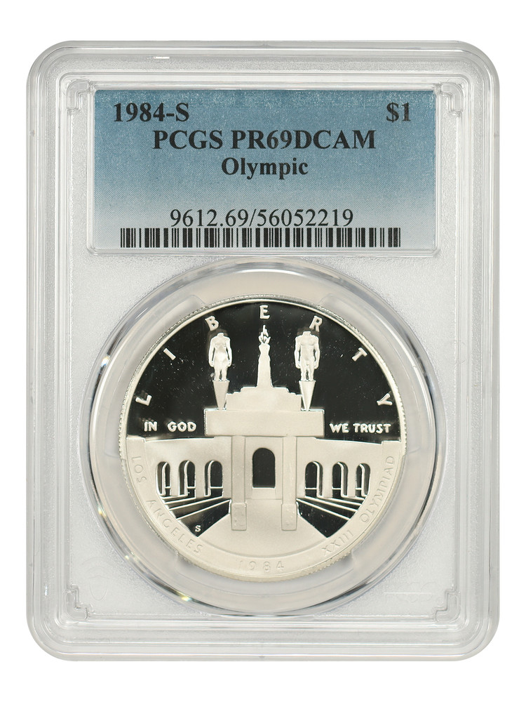 1984-S $1 Olympic PCGS PR69DCAM - $1 (Silver)