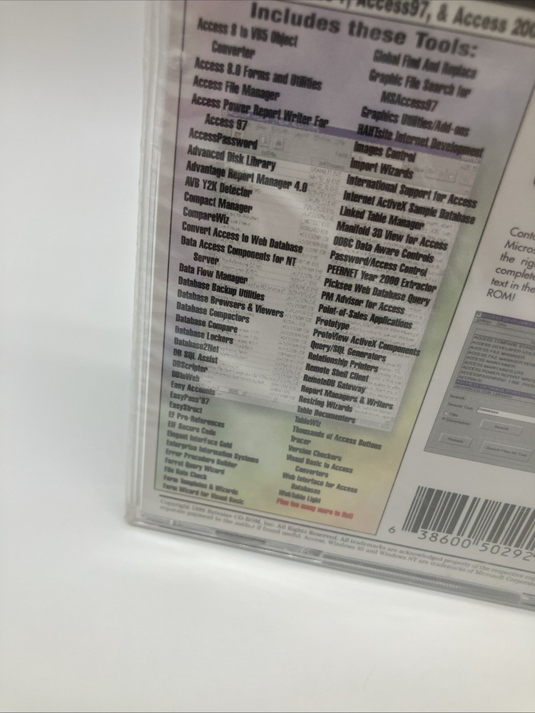 Microsoft Access Developer 99 Source Code And Utilities New Sealed