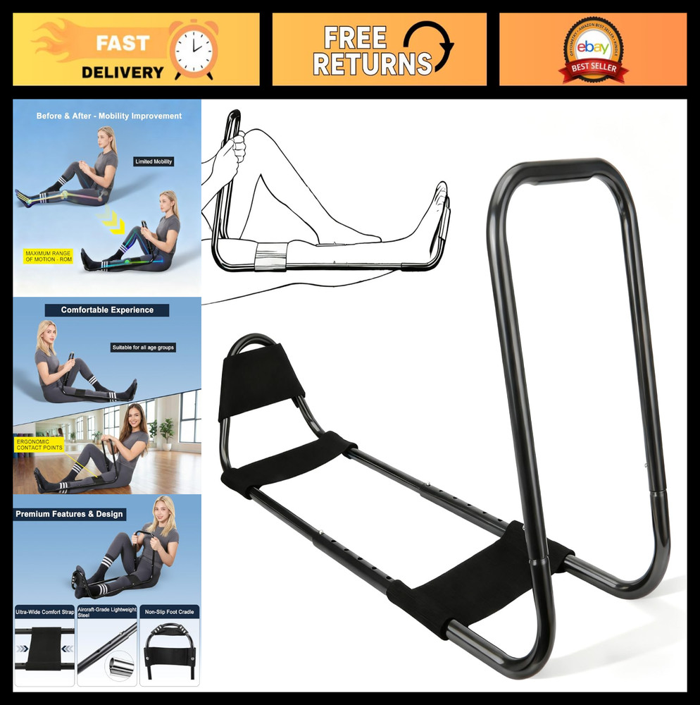 Knee Extension Device & Hamstring Leg Stretcher for Flexibility & Range of Motio