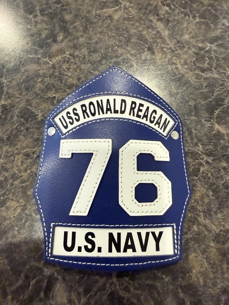 Uss Ronald Reagan Fireman’s Hat Badge