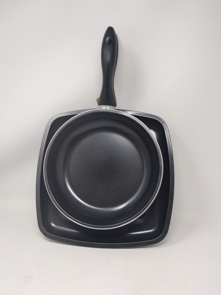 2pc Cookware Set Black