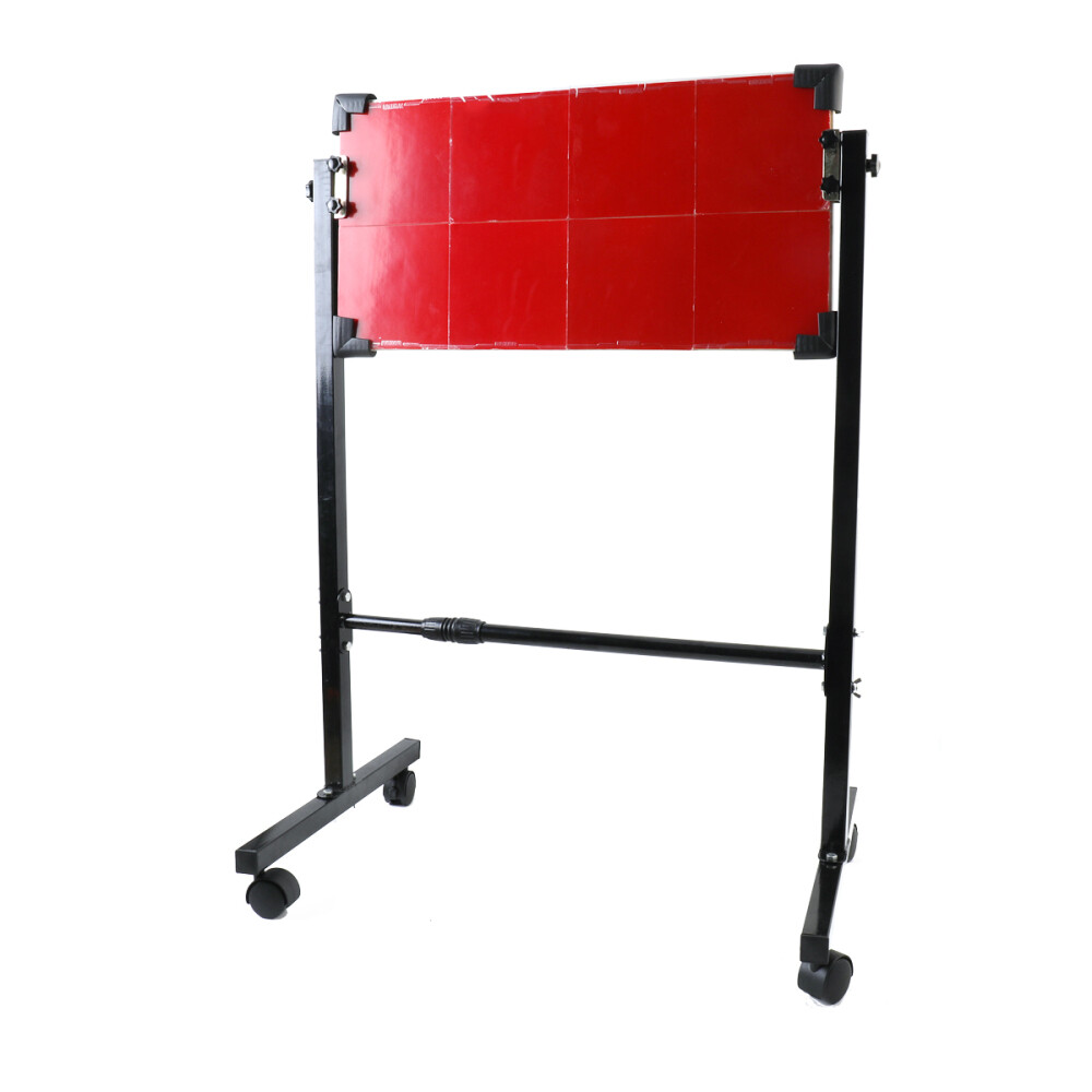 66x33cm Ping Pong Table Return Board,Self-Training,Robust Steel Frame & Wheels