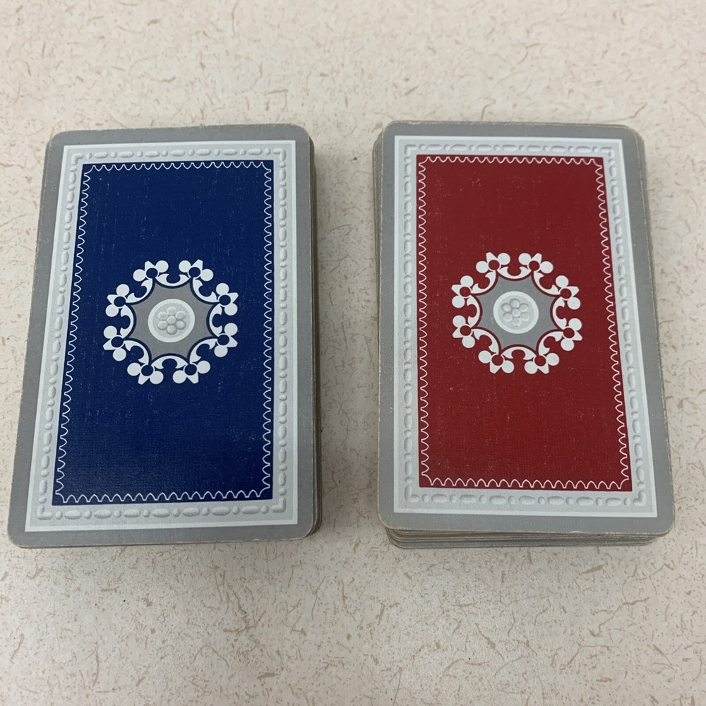 Vintage Double Deck Box Set Playing Cards * Complete No Jokers