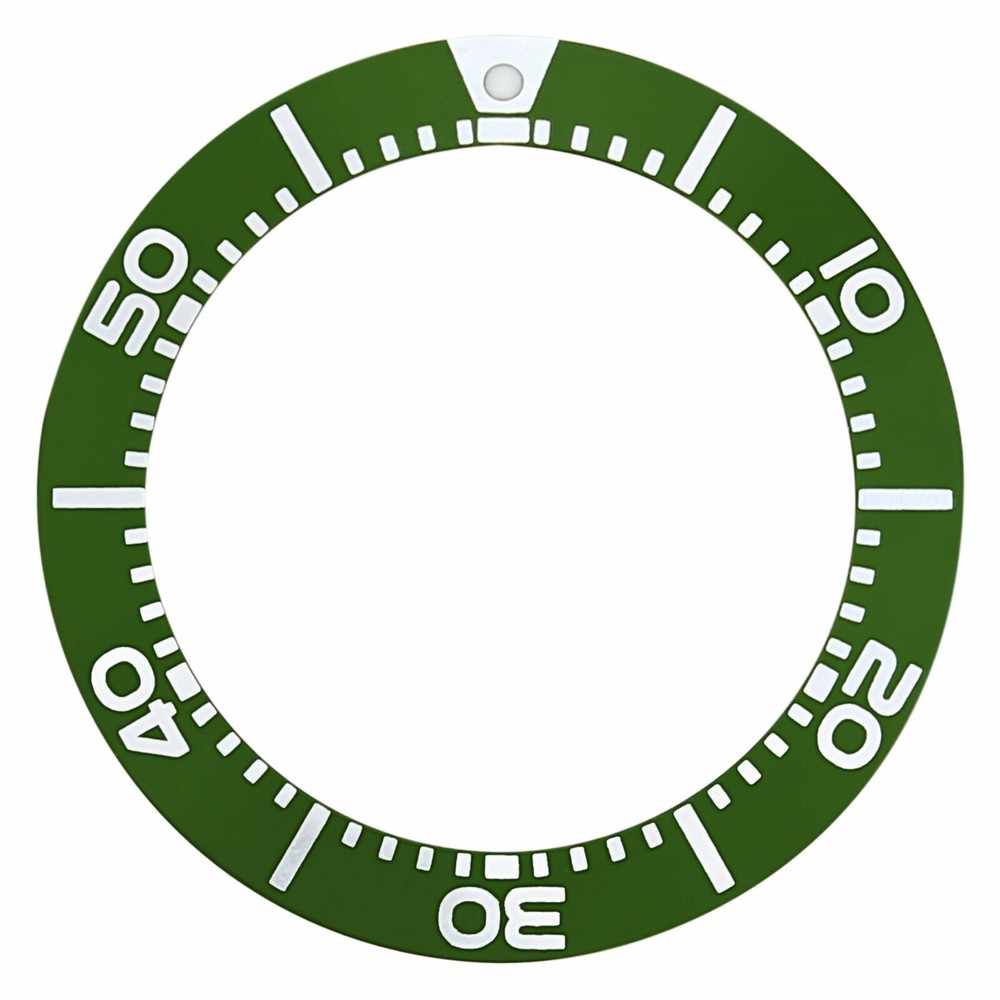 REPLACEMENT BEZEL INSERT GREEN FOR WATCH 38.50MM X 29MM
