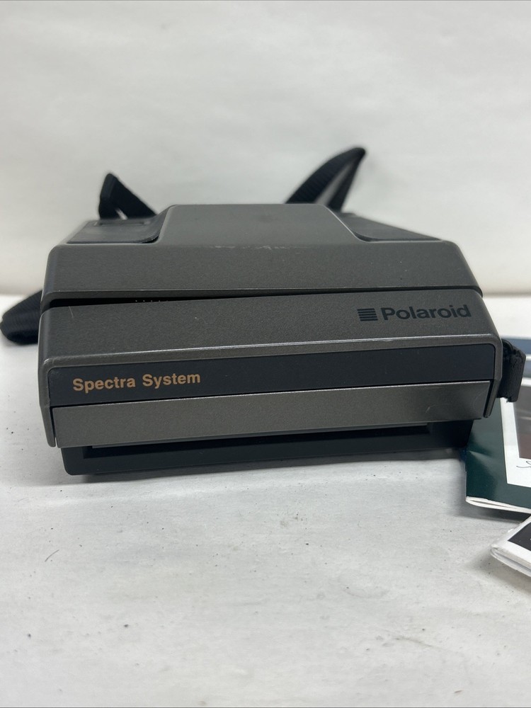 Vintage Polaroid Spectra System Camera With Manuals UNTESTED