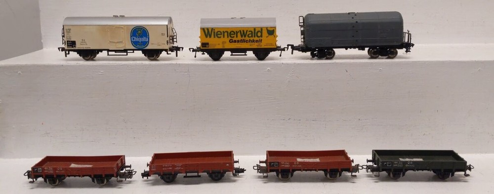 Fleischmann HO Scale Assorted Freight Cars [7] EX