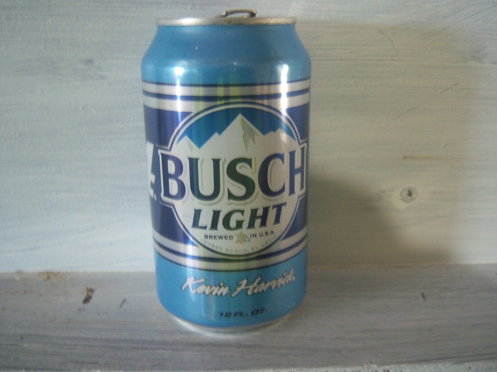 Busch Light 12 oz Beer Can-Kevin Harvick