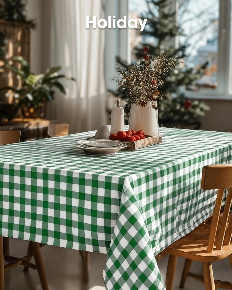 Premium Use and Throw Table Covers 10 Pack 54x108 Inch Black for Rectangular ...