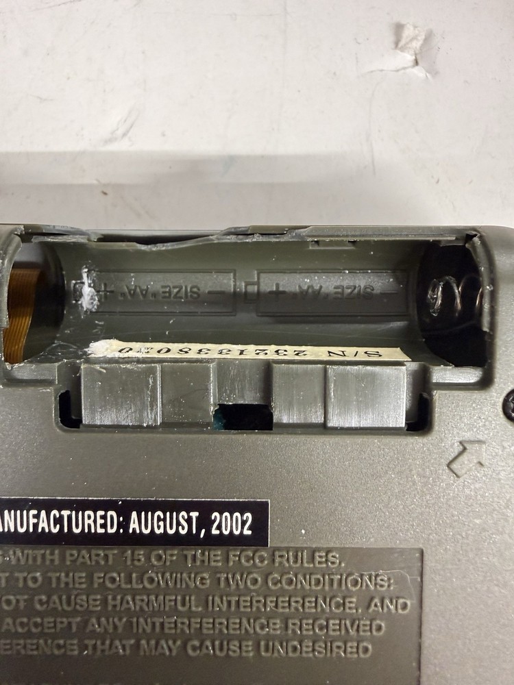 Lenox Sound Digital Programmable Compact Disc Player, AS-IS, Corrosion