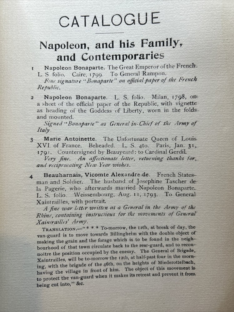 Henkels Catalog: Cornelius Stevenson Collection- March 2, 1923