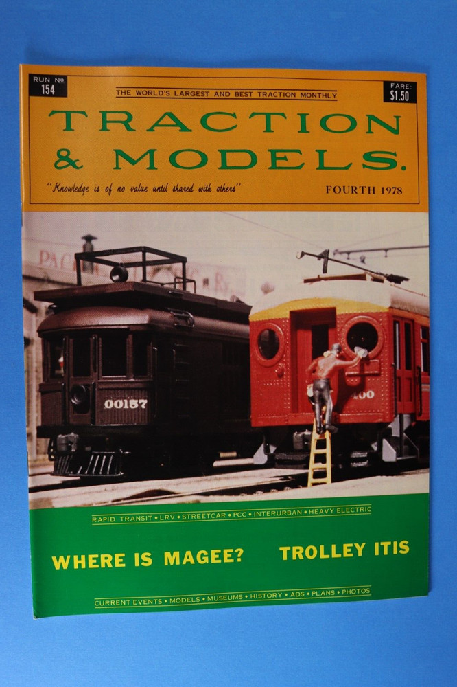 1978 Traction & Models Vintage Magazine 11 Issues Missing December