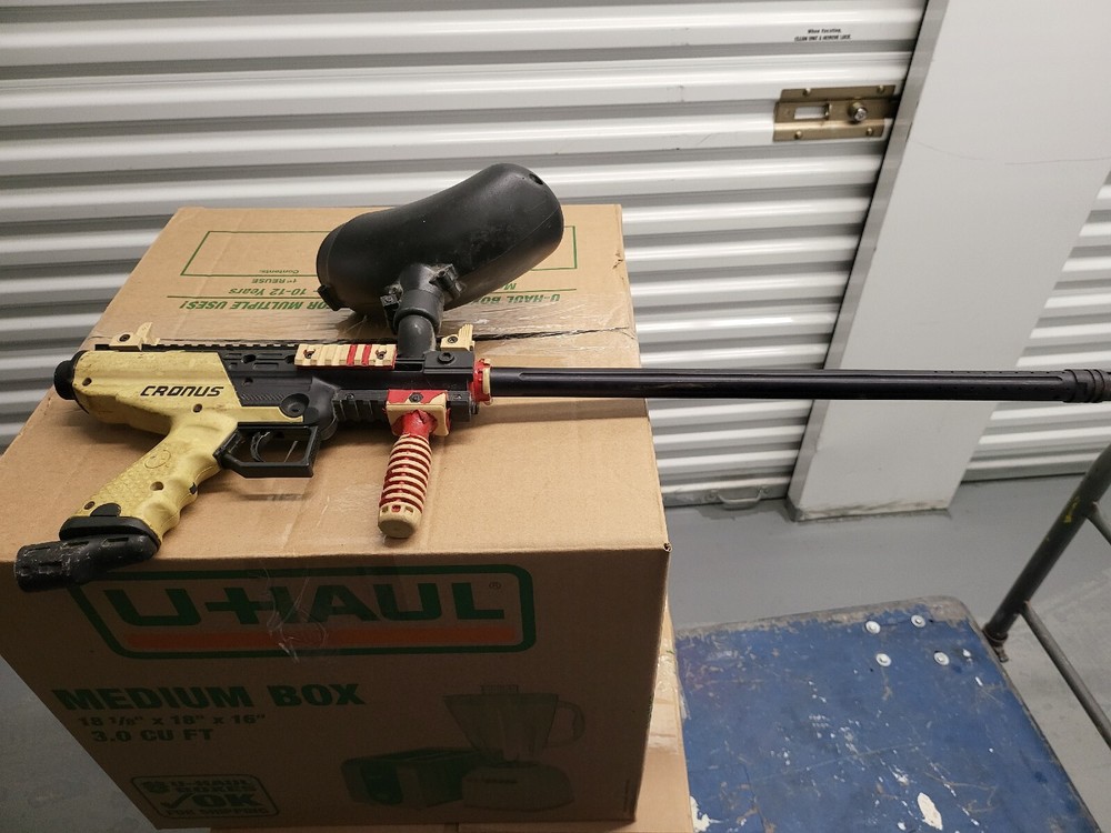 Cronus Paintball Gun - Beige/Black.