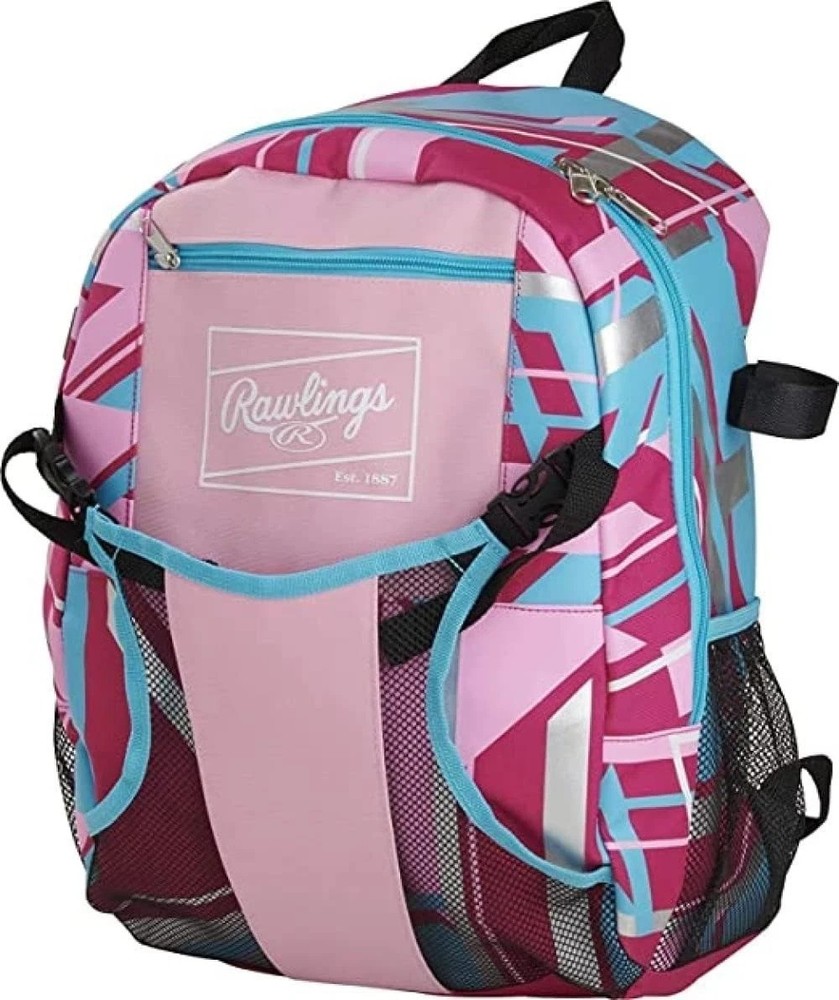 Stylish Pink Backpack for Youth Baseball & Softball