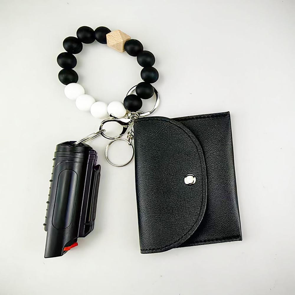 Keychain-Attached Sturdy Fast-Acting Secure Versatile Pepper Spray with Keychain