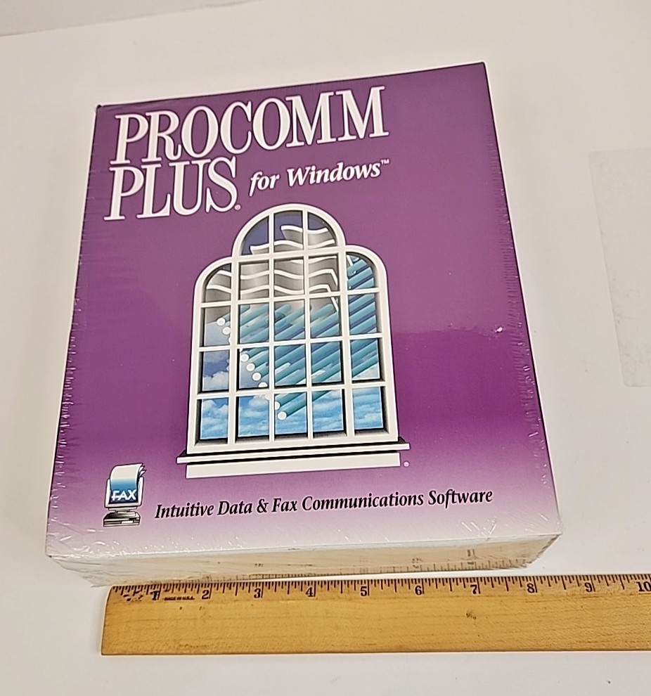 ProComm Plus for Windows Data & Fax Communication Software Ver 2.11 - New Sealed