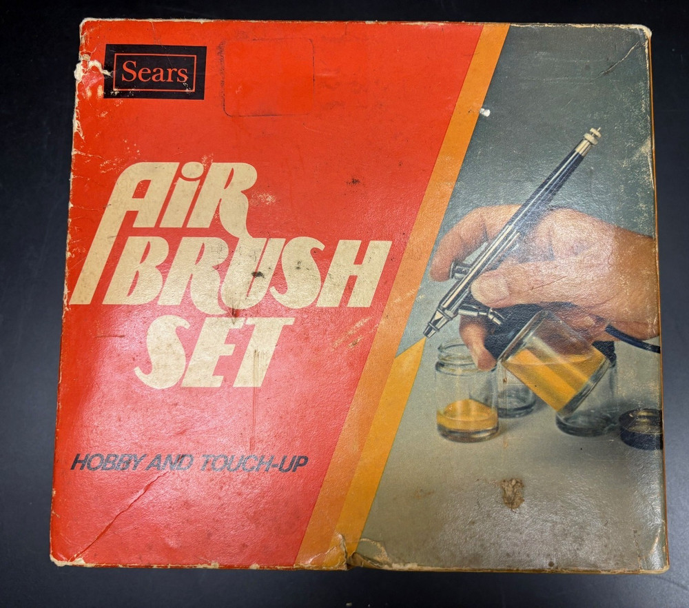 VIntage SEAR'S Complete Air Brush Set