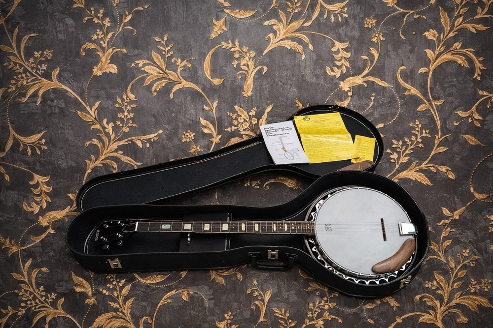 1970s Eagle Model 408 5-String Banjo w/ Case & Paperwork Remo Head