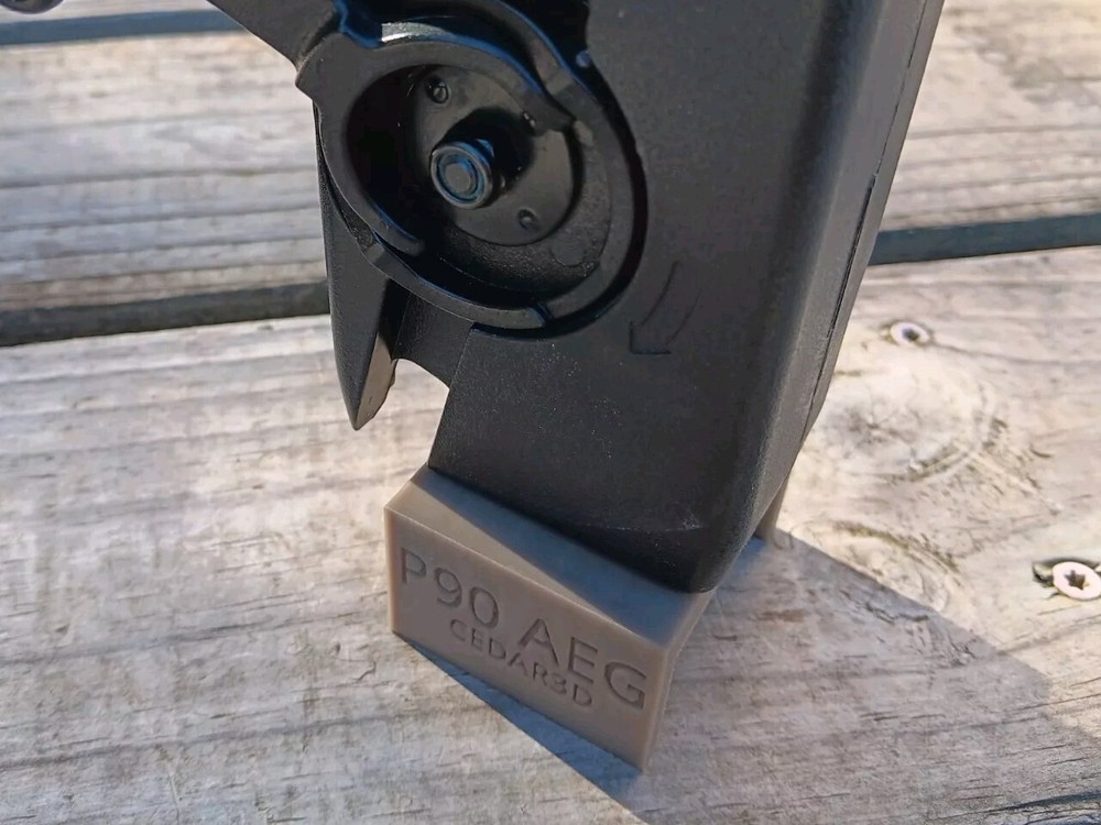 Airsoft P90 AEG Odin Speedloader Adapter (Tan)