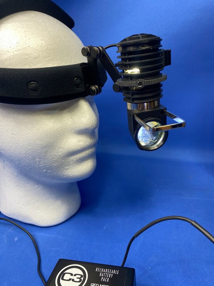 QED C3 LED Portable Surgical Headlight System & Case