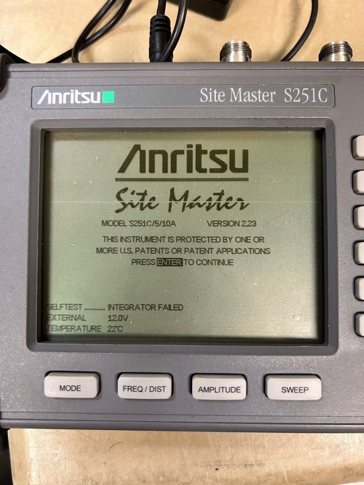 2 Anritsu S251C Site Master Unit Only Need Calibration