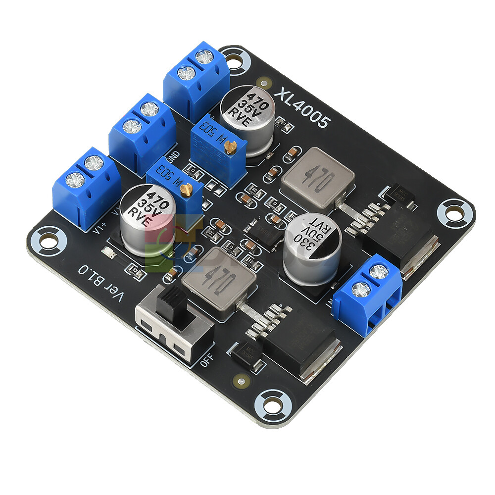 DC-DC 5-32V to 0.8-30V Adjustable Step-Down Power Module Xl4005E1 Dual Switch 5A