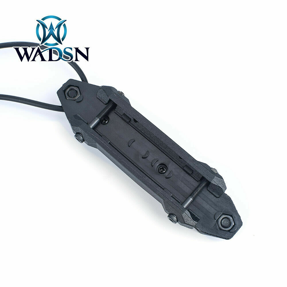 Tactical Flashlight Pressure Switch Mount 3.5mm Plug Dual Button Remote Light SW