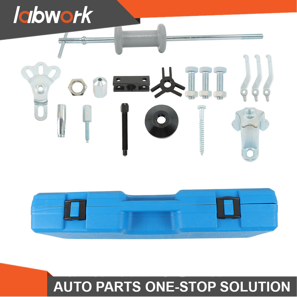Labwork 17 Slide Hammer Dent Puller Tool Kit Wrench Adapter Axle Bearing Hub