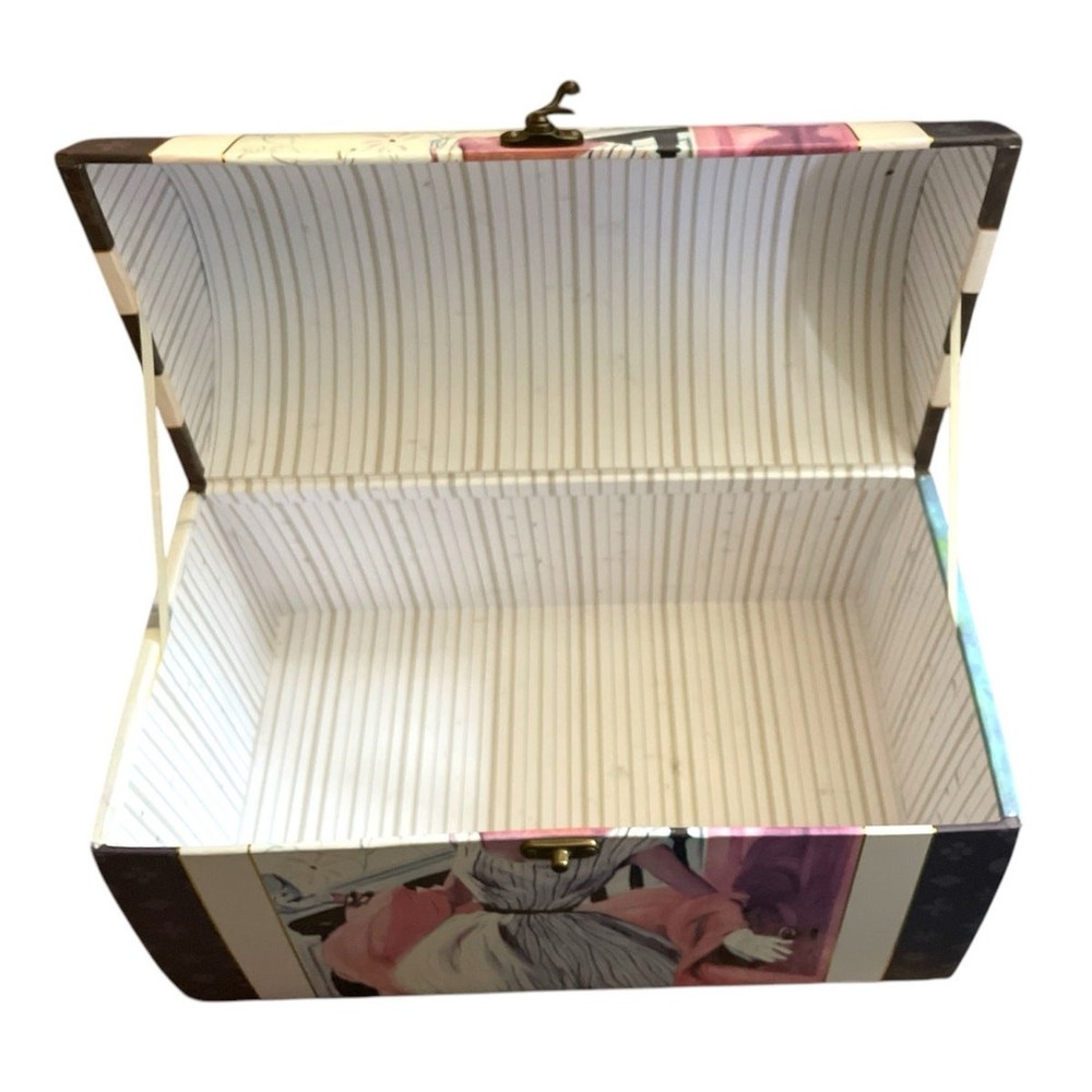 Saturday Evening Post Keepsake Multipurpose Hard Board Chest Box