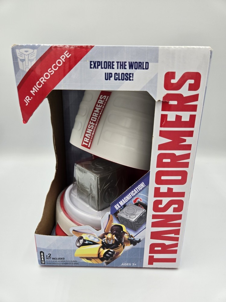 Transformers Jr. Lighted Microscope 8X Magnification - New
