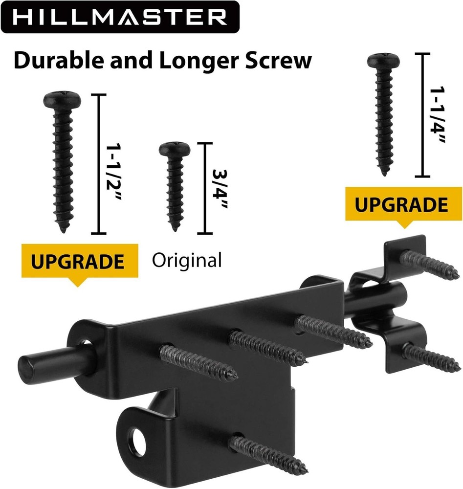 Heavy Duty Sliding Gate Latch with Padlock Hole – 2 Pack