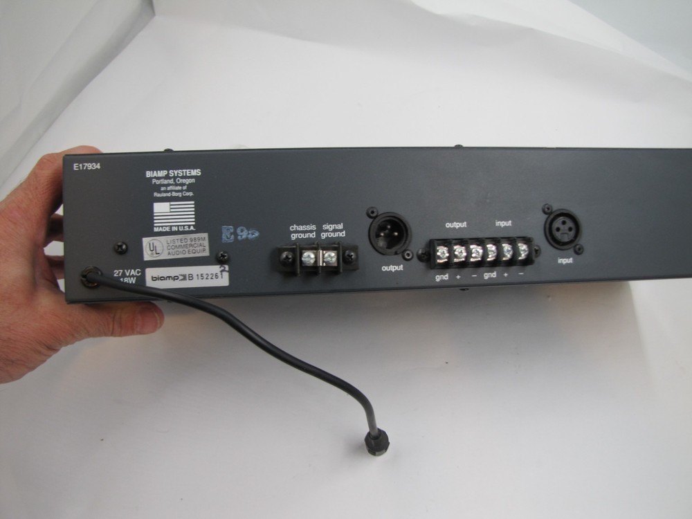 Biamp Micro EQ301 Professional 30-Band Graphic Equalizer